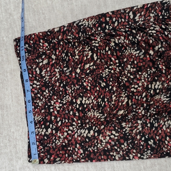 Free People Floral Print Ruched Bodycon Mini Skirt - Picture 8 of 9